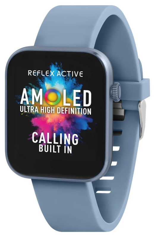 Image of Reflex Active Series 40 Blue Strap Calling Smart Watch