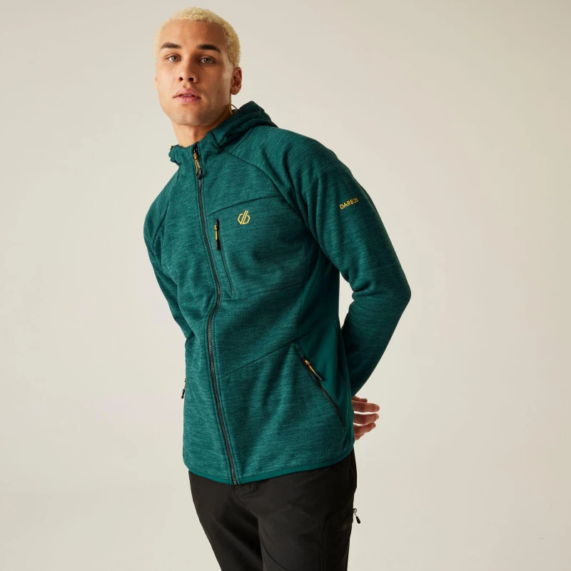 Image of Dare 2b Dare 2b Men Torrek Pro Midlayer in Teal Size: X-Small Teal XS Male 5063516175063