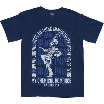 Image of My Chemical Romance - Immortality Arch Unisex Large T-Shirt - Blue