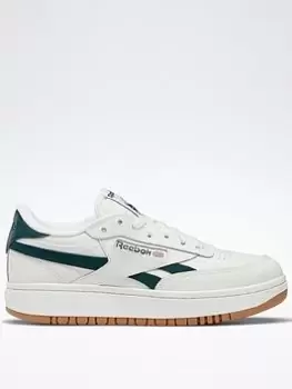Image of Reebok Club C Double Revenge Shoes, White, Size 3, Women