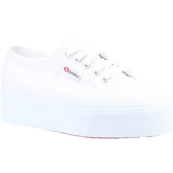 image of Superga Womens 2790 Linea Chunky Platform Trainers Shoes - UK 5.5 White female GDE2634WHT5H