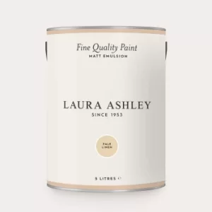 image of Laura Ashley Matt Emulsion Paint Pale Linen 5L