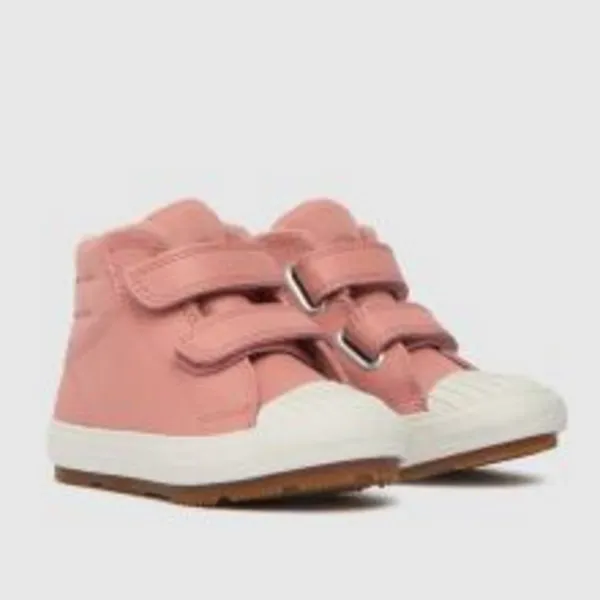 Converse pale pink all star berkshire 2v Girls Toddler trainers Pale Pink UK 3