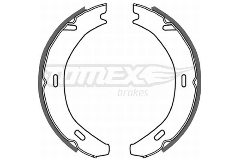 Image of TOMEX brakes Brake Shoe Set TOMEX brakes TX 21-20