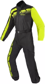 Image of Spidi Touring One Piece Motorcycle Rain Suit, yellow, Size 2XL, yellow, Size 2XL