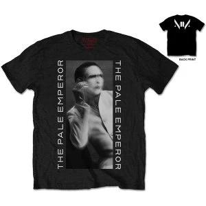 Image of Marilyn Manson - The Pale Emperor Unisex Large T-Shirt - Black