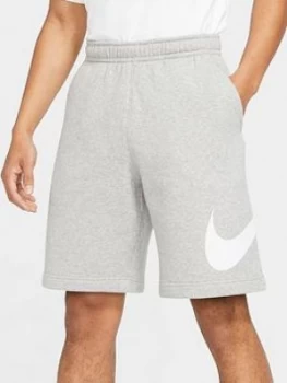 image of Nike Sportswear Club Swoosh Shorts - Dark Grey, Size 2XL, Men