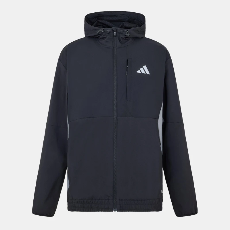 Image of adidas Mens Performance Tracksuit Top Black/White male XL
