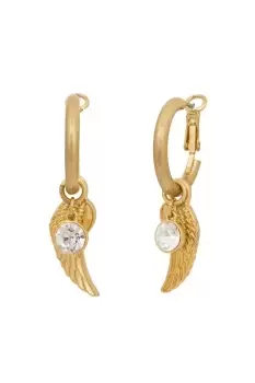 image of Gold 'Serenity' Interchangeable Hoop Earrings