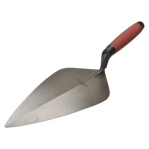 image of Marshalltown 34D Wide London Pattern Brick Trowel DuraSoft Handle 11in