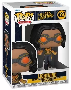 image of Black Lightning POP! Heroes Vinyl Figure Lightning 9 cm