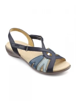 Image of Hotter Flare Sandals Blue Multi