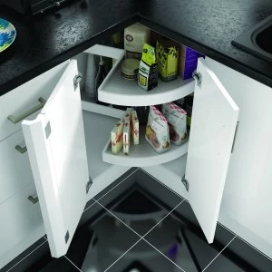 Image of Wickes 2 Tier Carousel Unit White