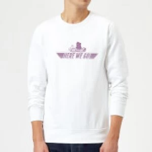 Image of Nintendo Mario Kart Here We Go Wario Sweatshirt - White - L