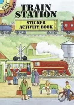 Image of Train Station Sticker Activity Book by A. G. Smith
