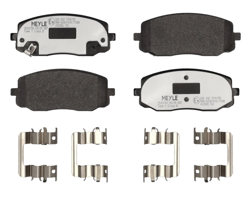 Image of Brake pad set MEYLE 025 242 7516/PD