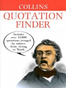 Image of Collins Quotation Finder Hardback