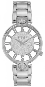 Versus Versace Womens Kirstenhof Silver Steel Bracelet Watch