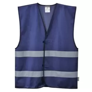 Image of Portwest Iona 2 Band Reflective Safety Vest Navy 2XL / 3XL