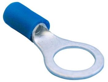 Image of Wiring Connectors - Blue - Ring - 3.7mm - Pack of 4 PWN105 WOT-NOTS