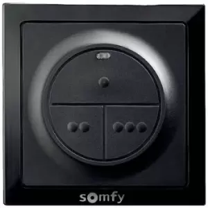 image of Somfy 1870781 3-channel Wireless wall-mount control panel 433 MHz