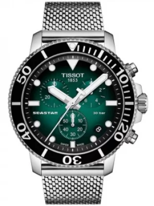 image of Tissot Mens Seastar 1000 Chronograph Watch T120.417.11.091.00