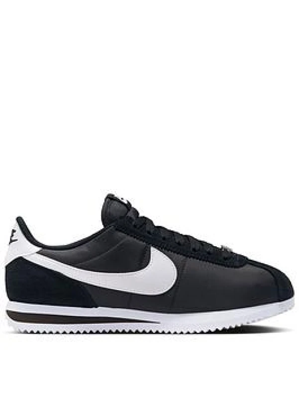 Image of Nike Cortez Textile Runners Womens - Black Female 4
