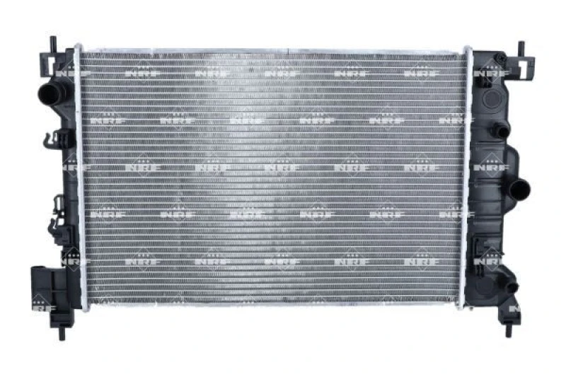 Image of NRF 58496 Engine radiator Brazed cooling fins, Aluminium, without sensor Aluminium Radiator,engine cooling (470)