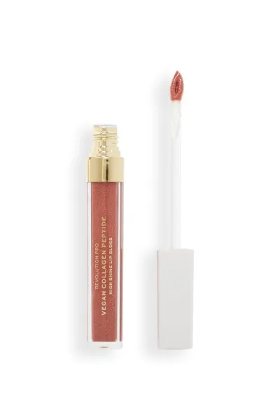 Image of Revolution Pro Vegan Collagen Peptide High Shine Lip Gloss 4ml (Various Shades) - Bella