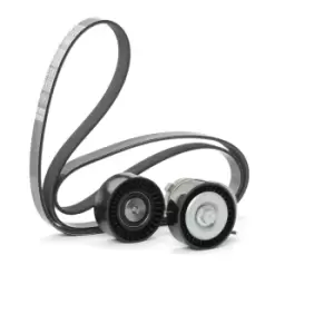 Image of RIDEX V-ribbed belt set 542R0027 Serpentine belt kit,Auxiliary belt kit AUDI,SEAT,A4 Avant (8K5, B8),A6 Avant (4F5, C6),Q5 (8RB)