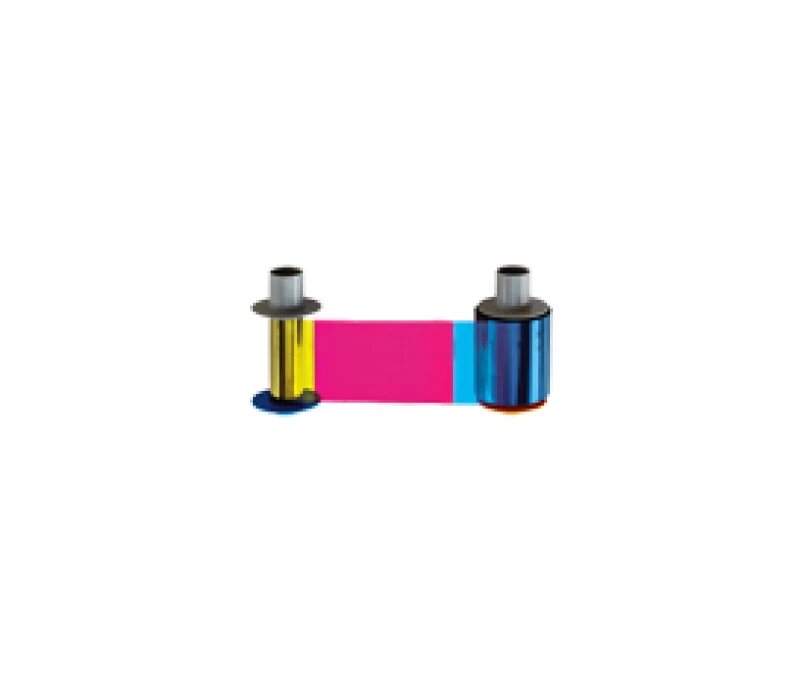 Image of Fargo RBN D1500 YMCKO 500 printer ribbon 500 pages Black. Cyan. Magent