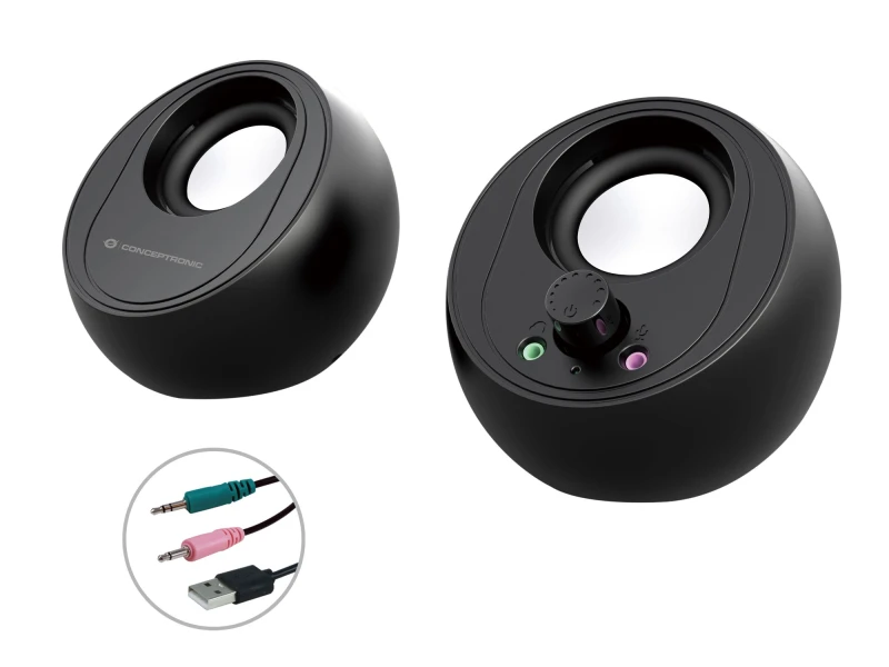 Image of Conceptronic BJORN 2.0-Channel Computer Speaker with Bluetooth. 10W