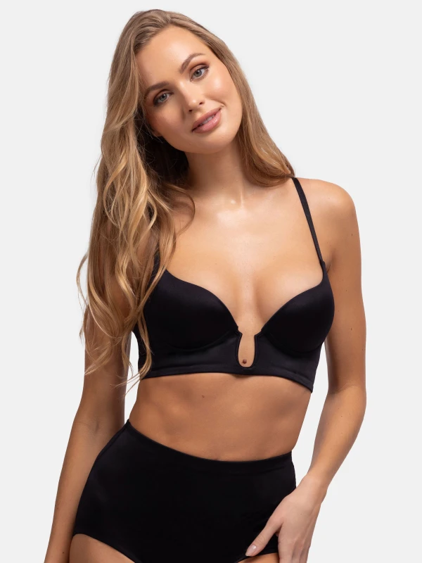 Image of Dorina Womens Sublime Sculpt Light Padded Demi Black Size: 36D Black Female 36D