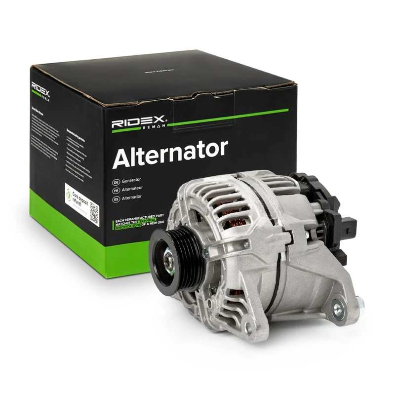 Image of RIDEX REMAN 4G0161R Generator Alternator Charging Current: 90A, Voltage: 14V Alternator (4)