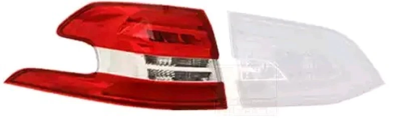 Image of VAN WEZEL 4081925 Rear light Outer section, with bulb holder, Left Combination Rearlight (391)