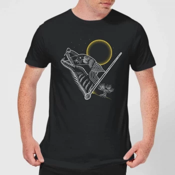 Image of Harry Potter Lupin Mens T-Shirt - Black - 3XL - Black