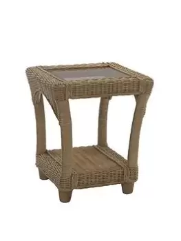 Image of Desser Seville Light Oak Conservatory Lamp Table