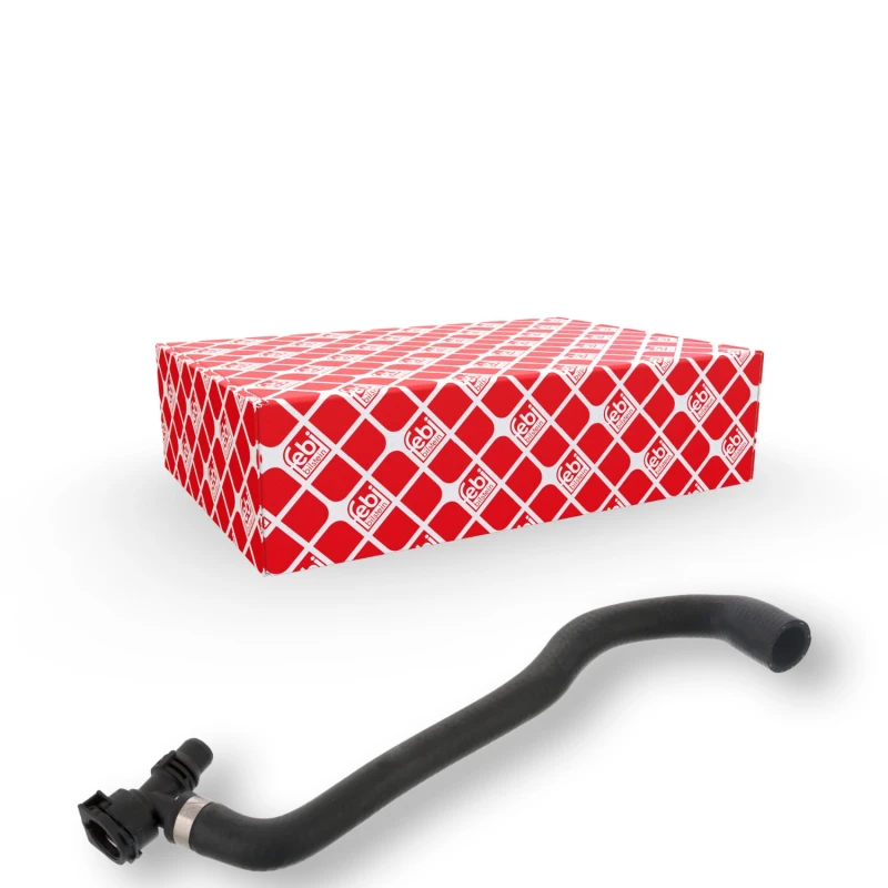 Image of FEBI BILSTEIN 46487 Radiator Hose Plastic, Lower Right Rubber, Plastic Radiator Hose (475)