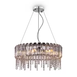Image of Hail Neoclassic Pendant Ceiling Light Chrome