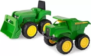 image of Mini Sandbox Tractor And Dump Truck Set (was 42952