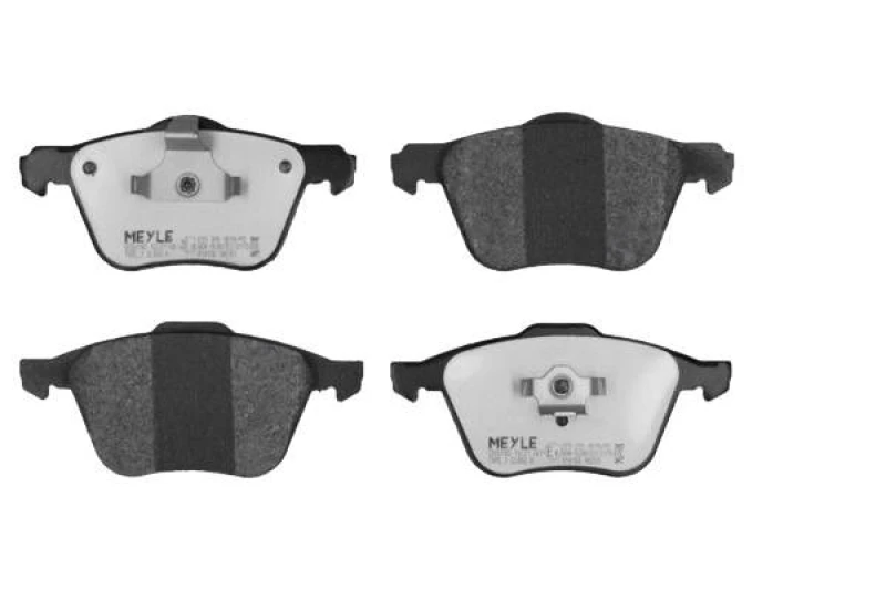 Image of MEYLE 025 235 9018/PD Brake pad set Front Axle, excl. wear warning contact, MEYLE-PD Quality, with anti-squeak plate Brake Pad Set,disc brake (402)