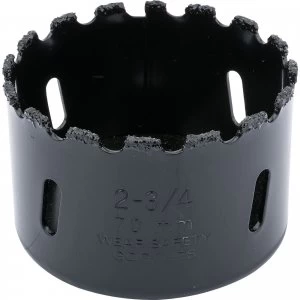 image of Draper Expert Tungsten Carbide Grit Hole Saw 70mm