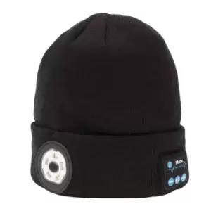 Image of Draper 28346 Smart Wireless Rechargeable Beanie LED Head Torch Black One Size