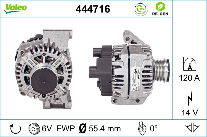 Image of Alternator VALEO 444716