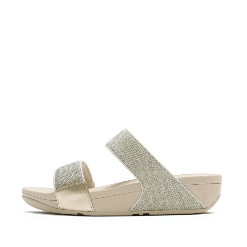 Image of FitFlop Womens wedge sandals FitFlop Lulu Shimmerglitz Dore Female 37