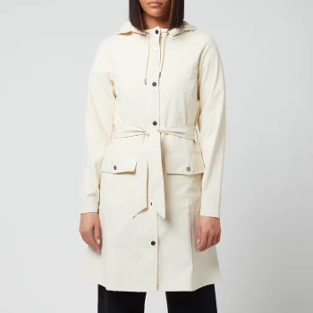 Image of Rains Womens Curve Jacket - Fossil - M