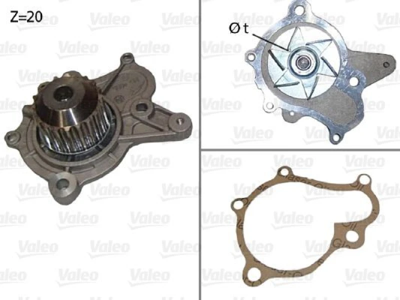 Image of Water pump VALEO 506922