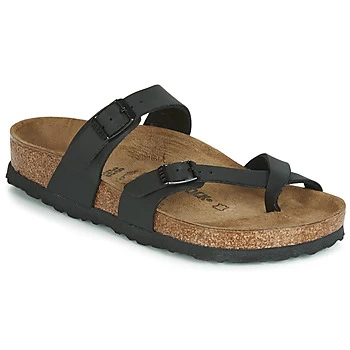Image of Birkenstock MAYARI womens Mules / Casual Shoes in Black,4
