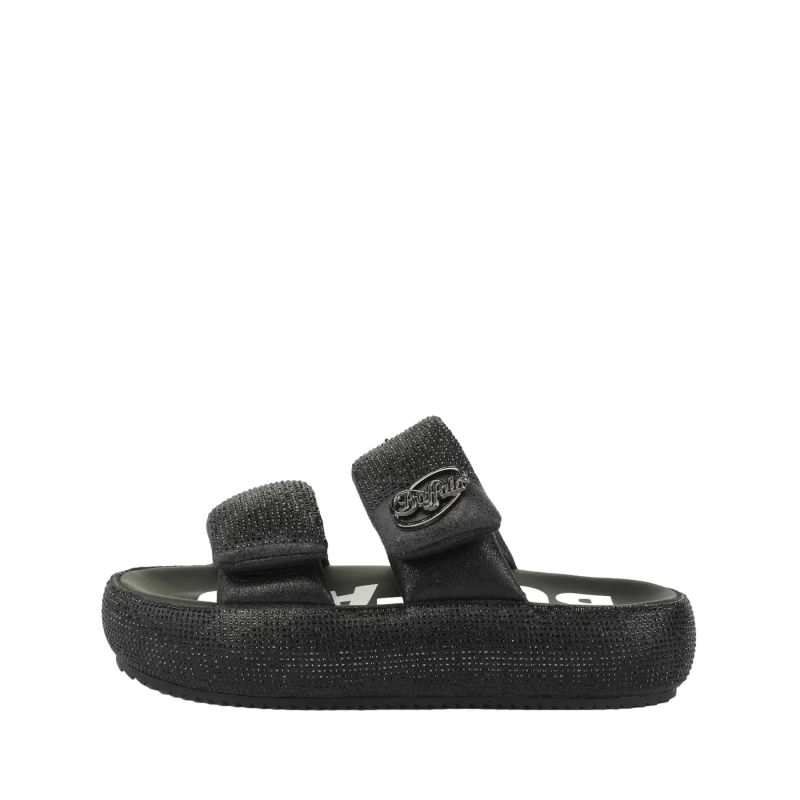Image of Buffalo Womens sandals Buffalo Ibiza Slide Noir Female 37