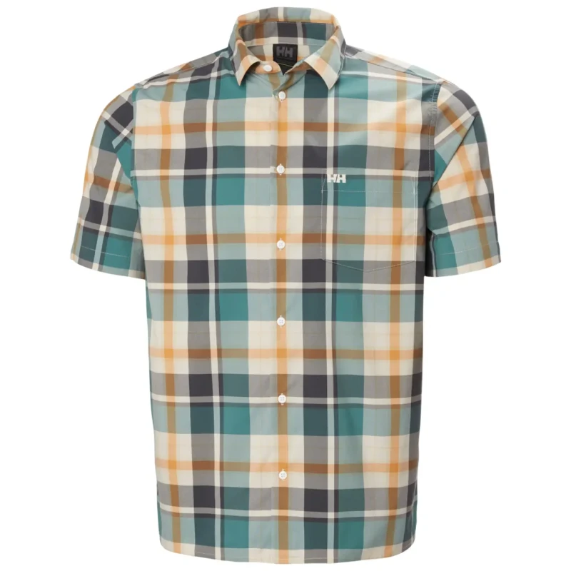 Image of Helly Hansen Short sleeve shirt Helly Hansen Fjord QD Vert Male 2XL
